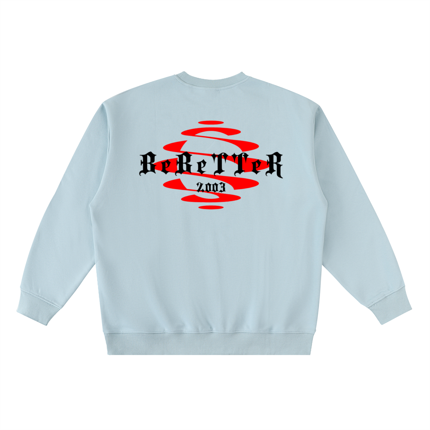 Oversized Crewneck Taped Sweatshirt
