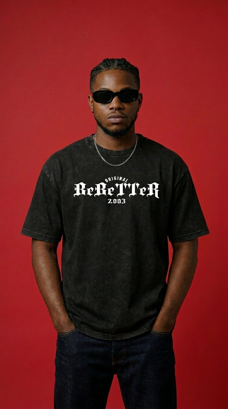 Acid Wash Oversize T-Shirt - 250 GSM