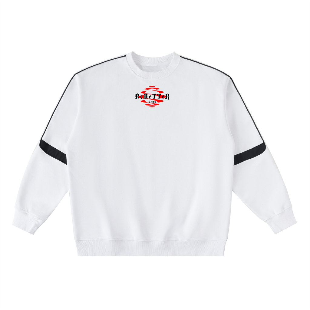 Oversized Crewneck Taped Sweatshirt