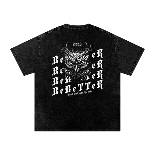 Acid Wash Oversize T-Shirt - 250 GSM
