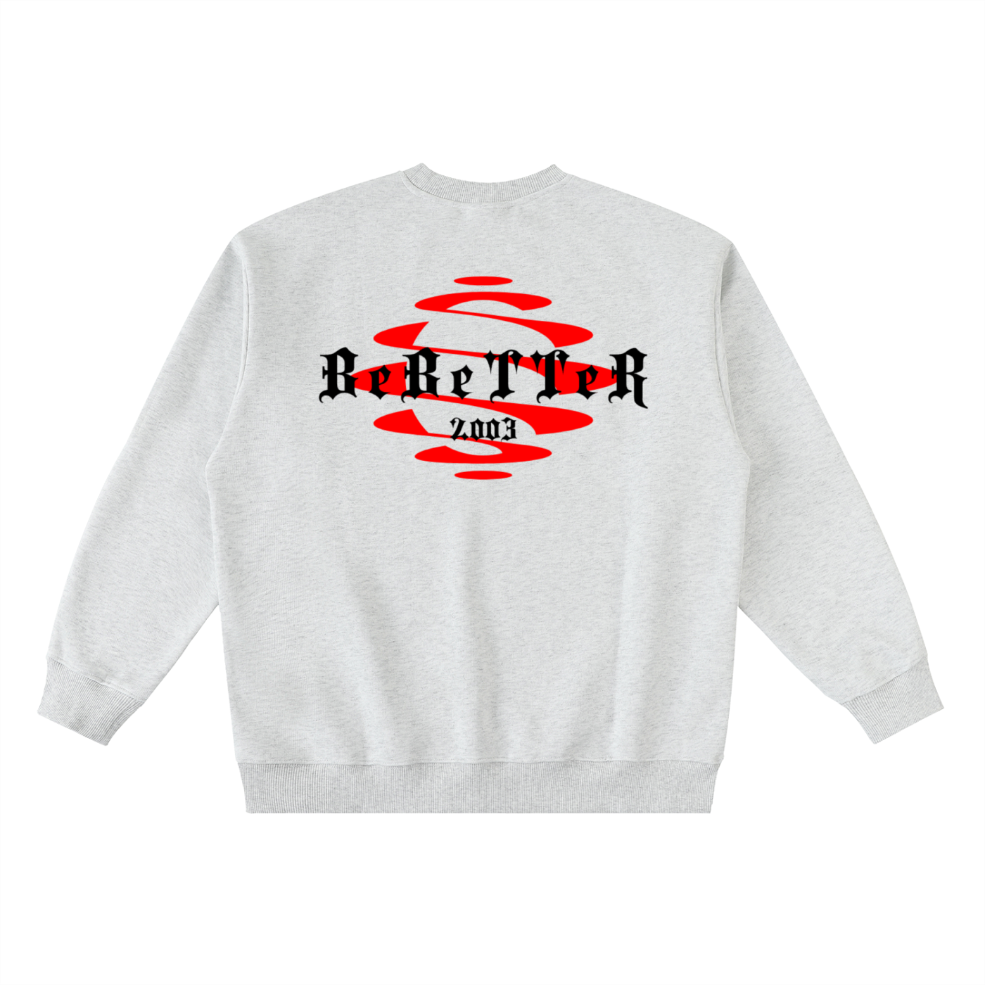 Oversized Crewneck Taped Sweatshirt