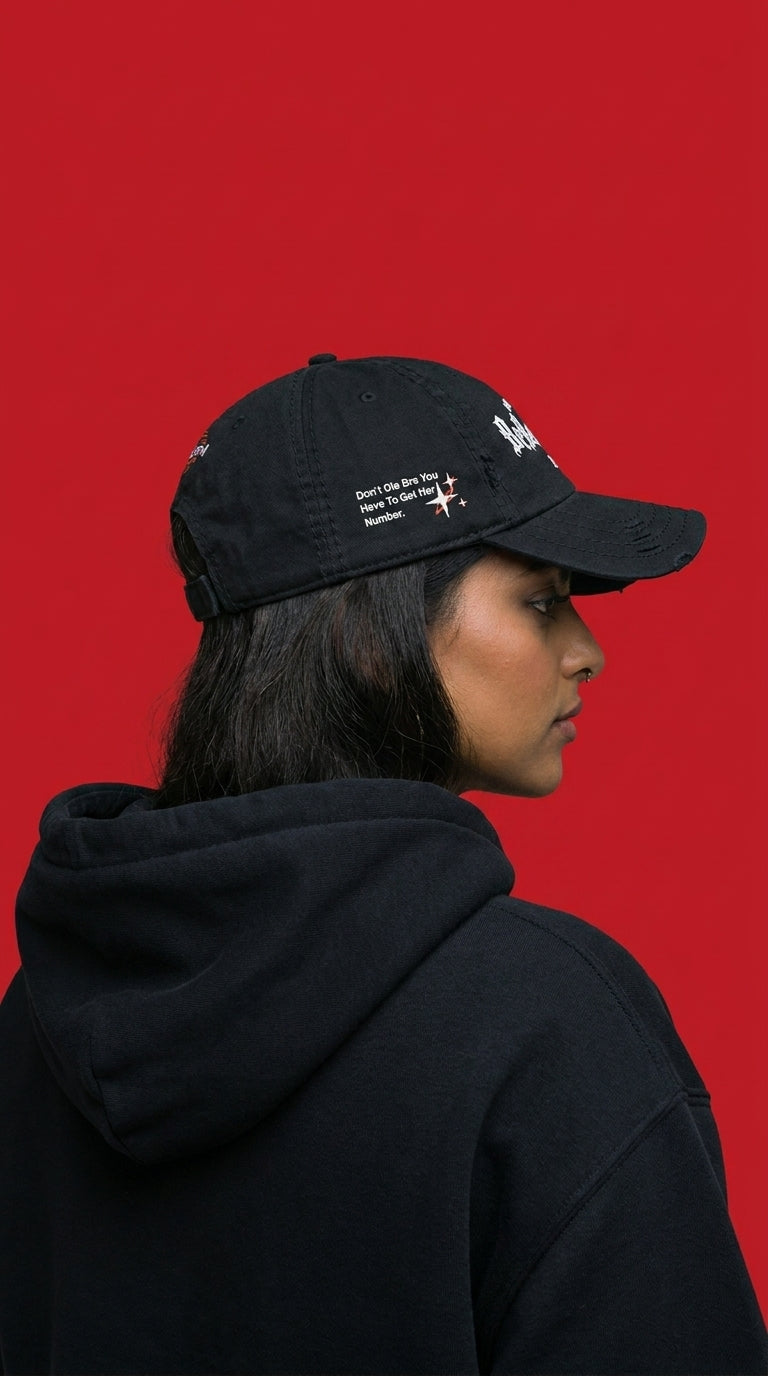 Hat with Vintage Embroidery