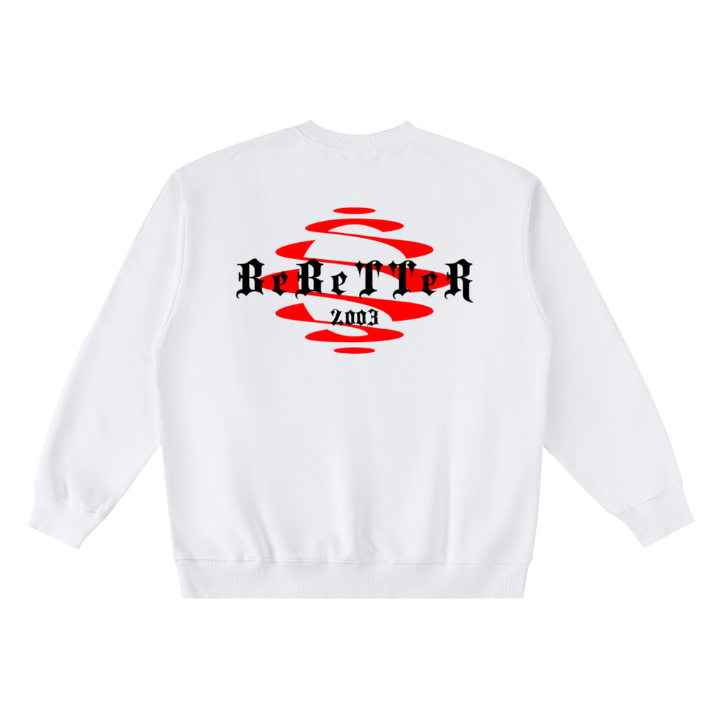 Oversized Crewneck Taped Sweatshirt